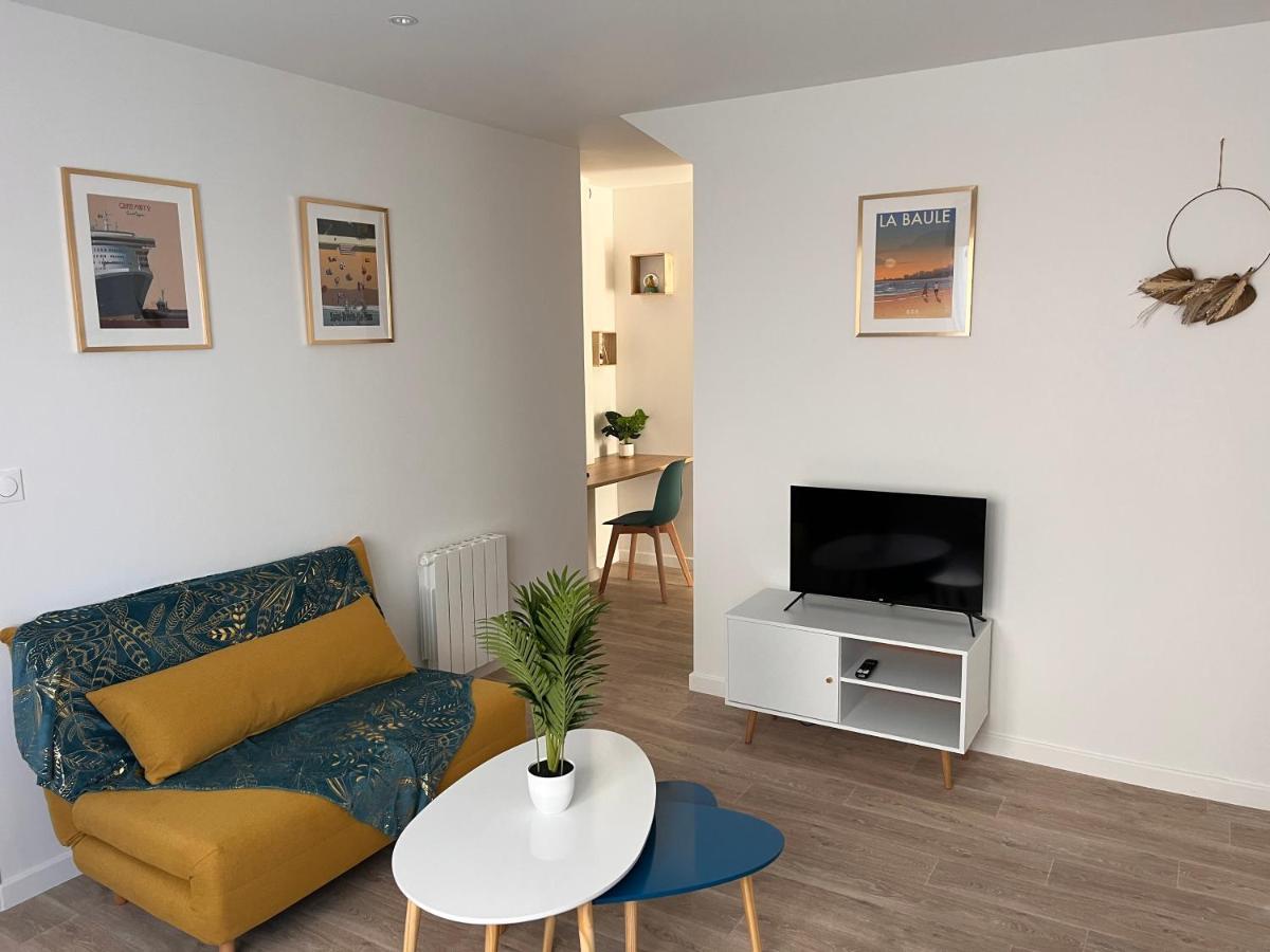 Studio Cosy Avec Terrasse, Proche Chantiers Et Airbus 생나제르 외부 사진